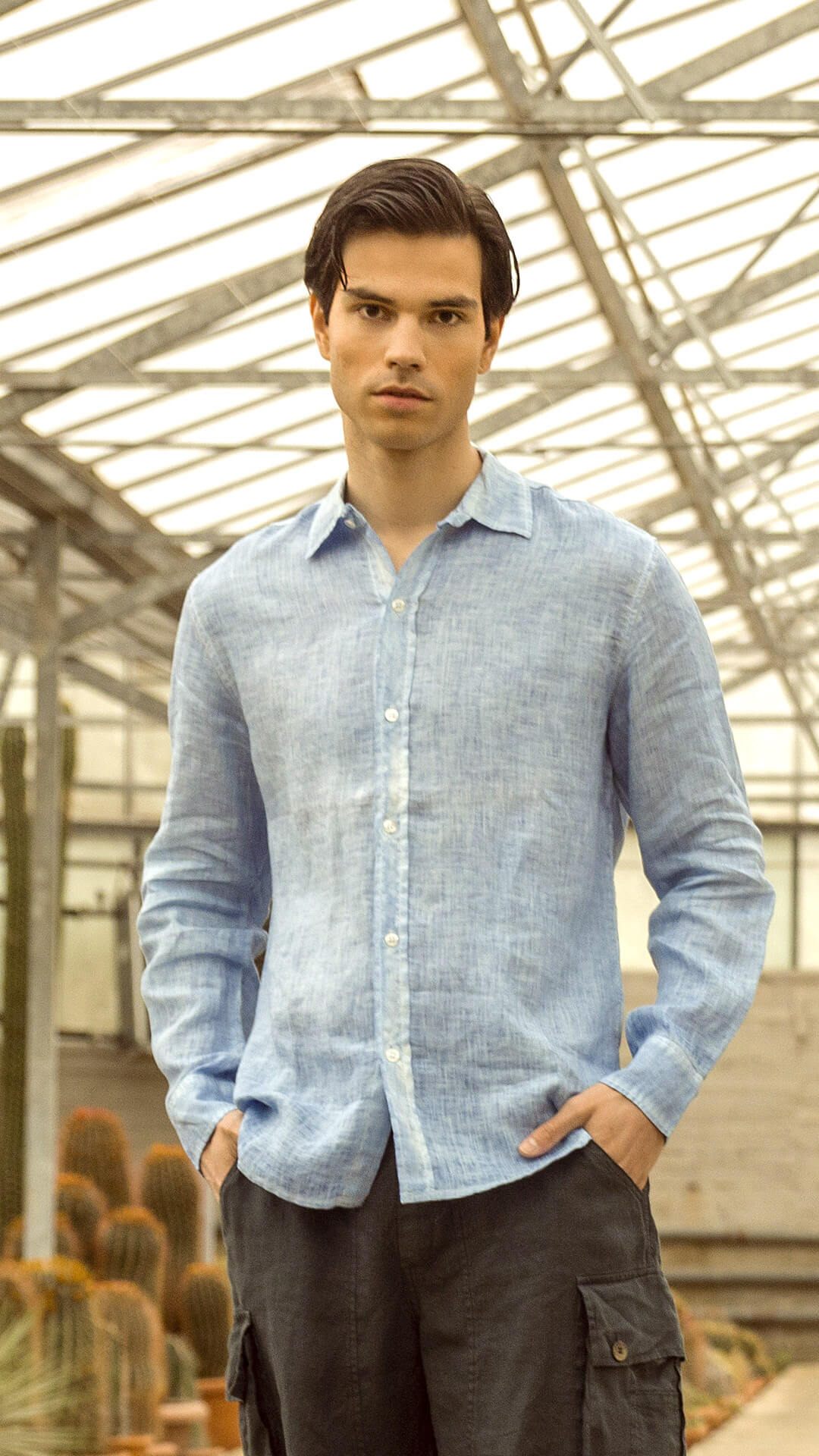 DS Cold-Dyed Linen Shirt