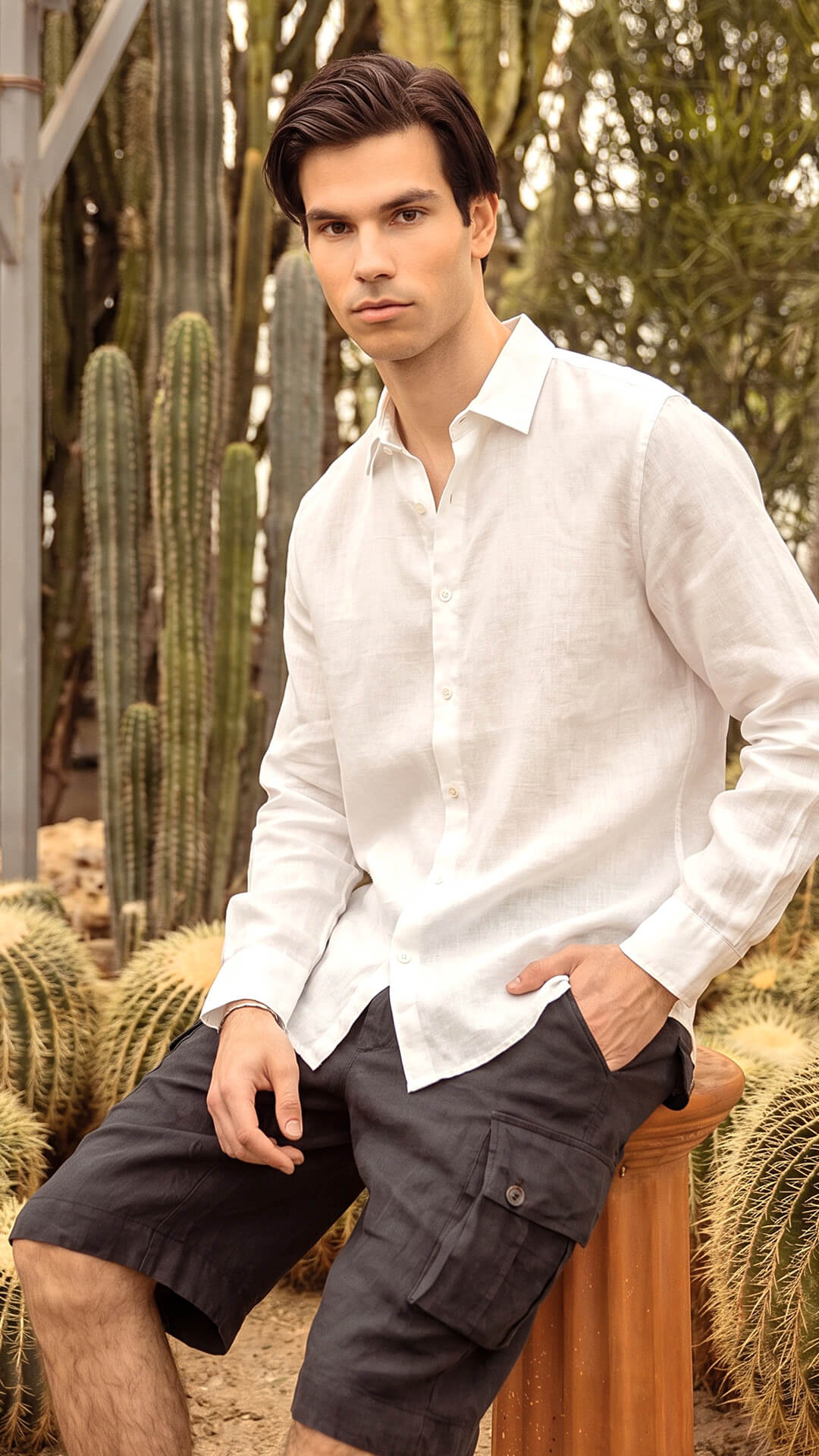 DS Cold-Dyed Linen Shirt
