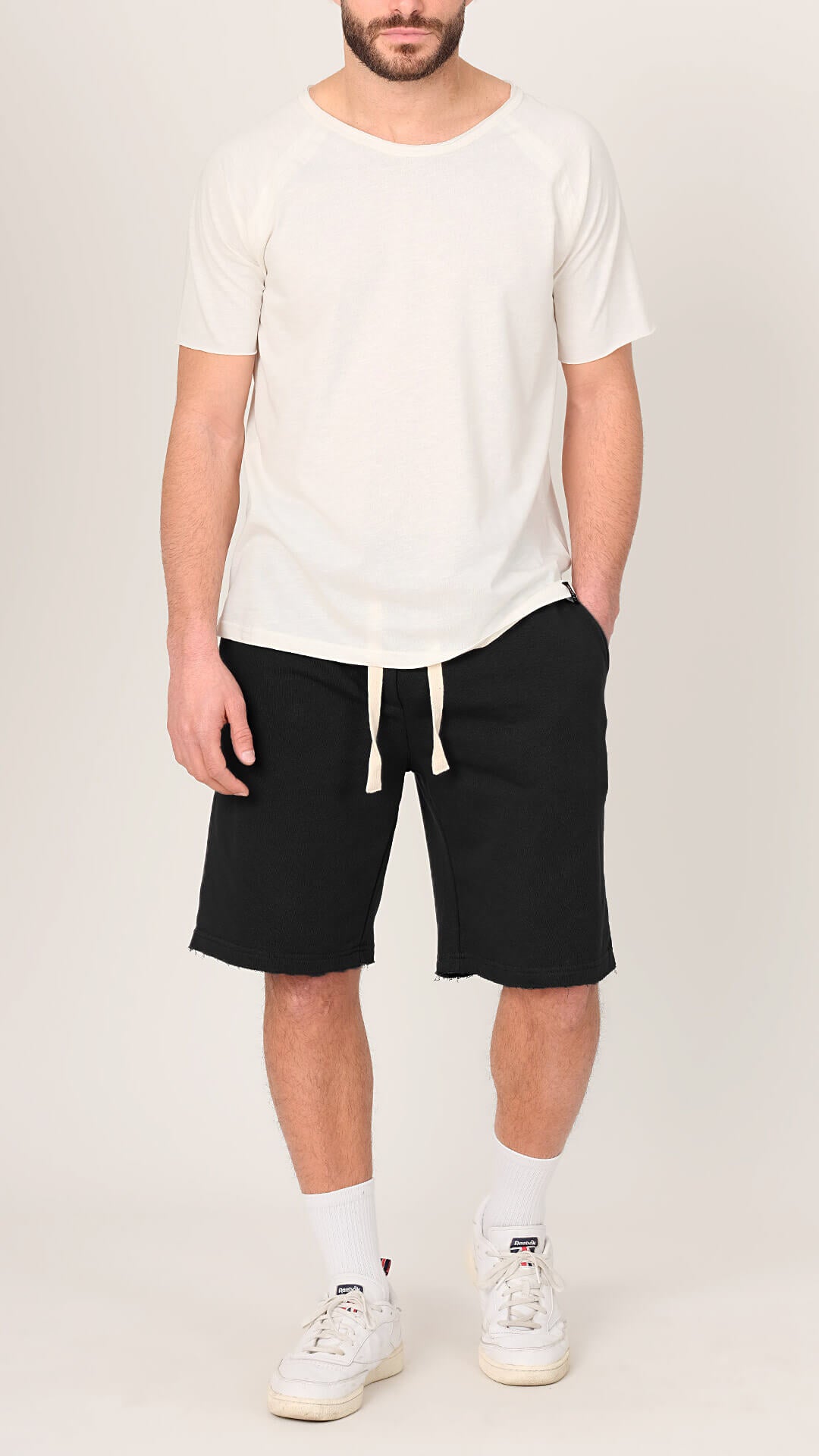 Jordan Shorts, Front View in Black
