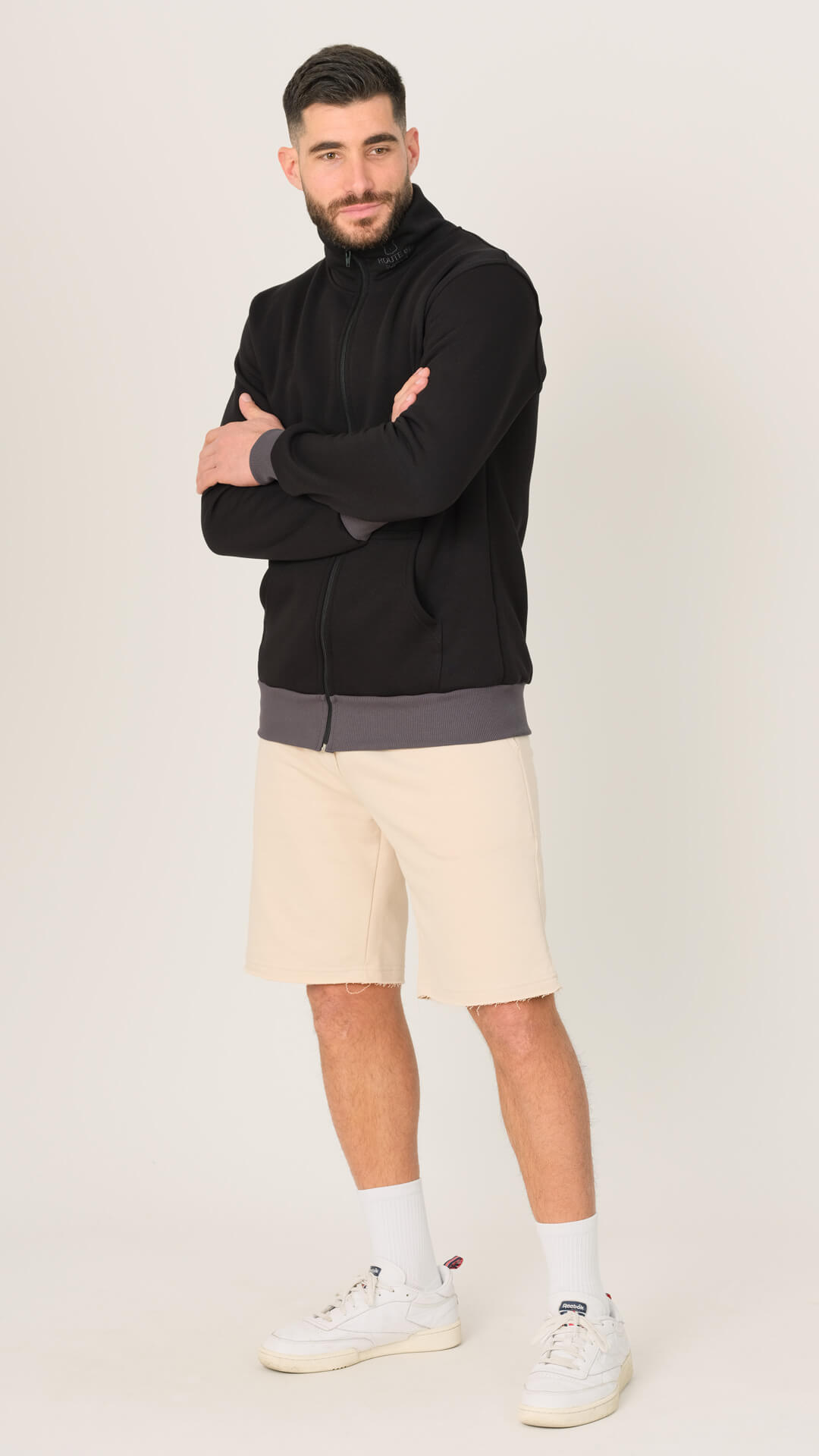 Jordan Shorts, Front View in Beige