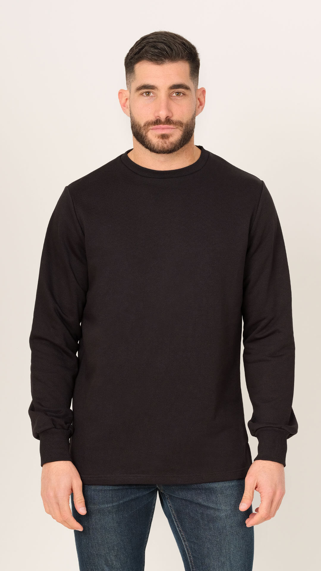 Mitchell Sweatshirt with Side Split, Front View