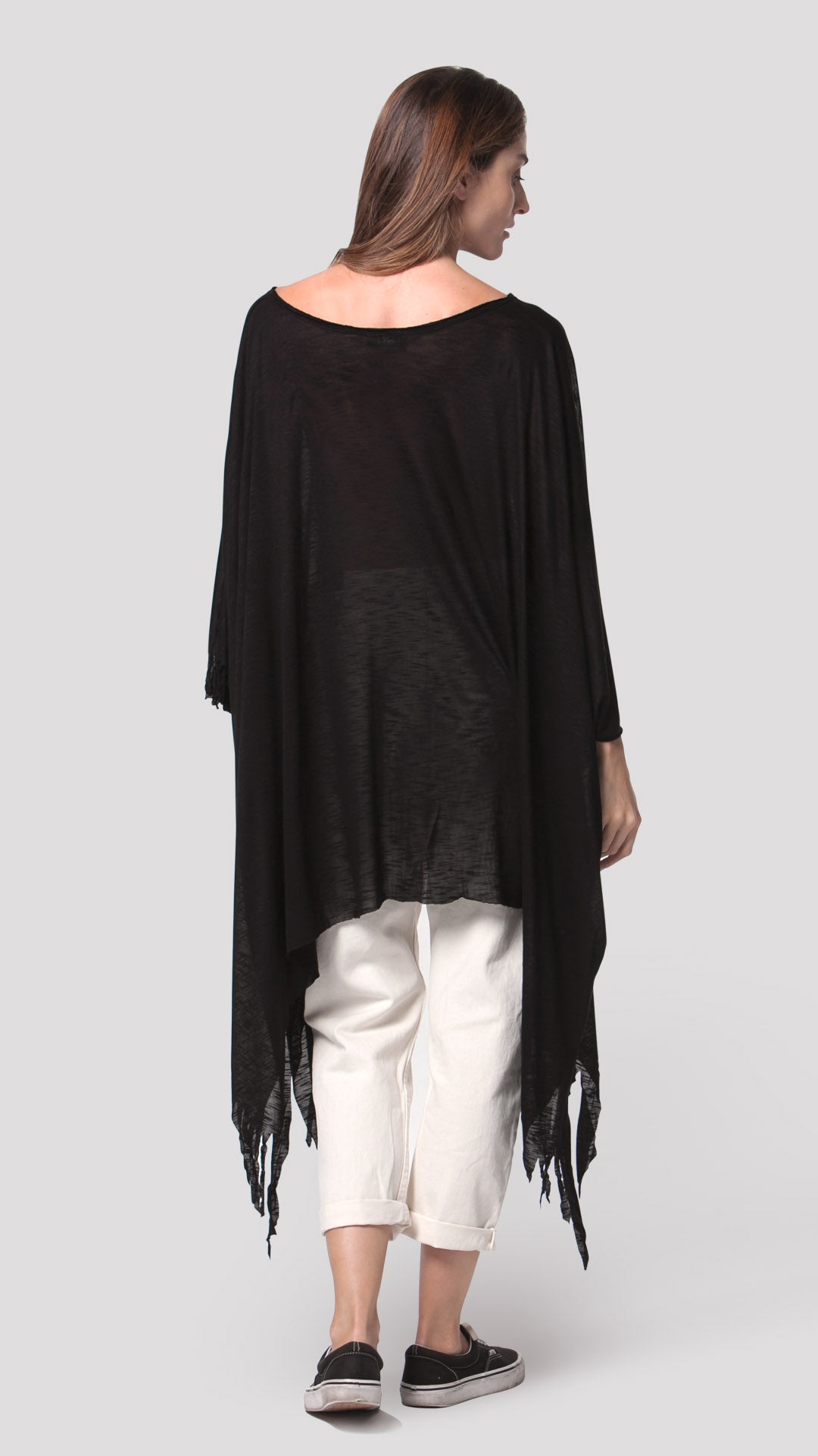 Arachne asymmetrical viscose top Greek fashion ROUTE 67 ATHENS