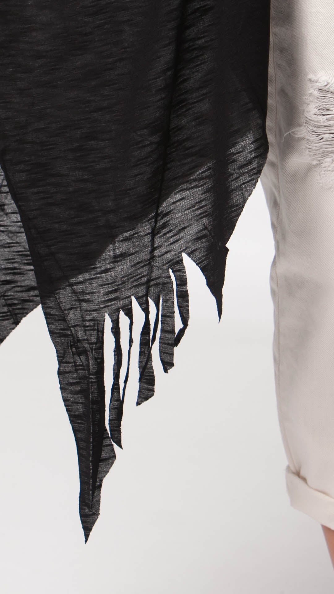 Arachne asymmetrical viscose top Greek fashion ROUTE 67 ATHENS