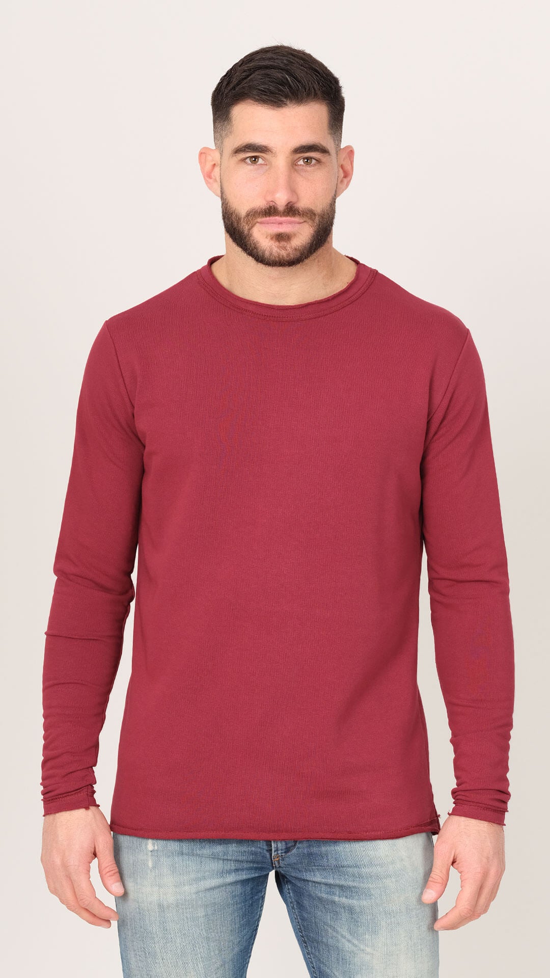 Casper Sweatshirt, Front View in Red