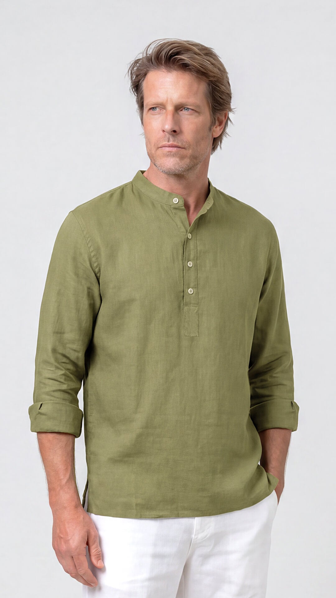 DS Linen Henley Shirt