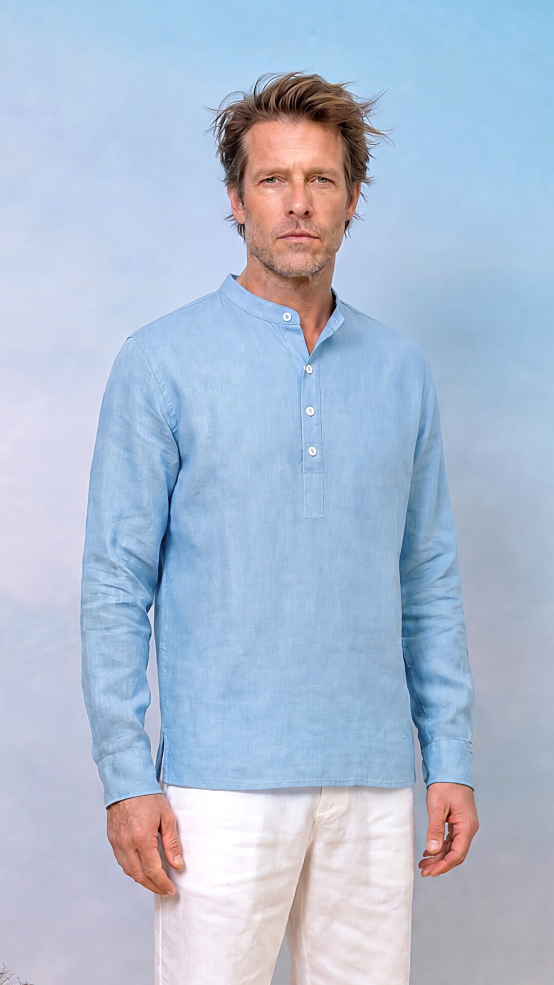 DS Linen Henley Shirt