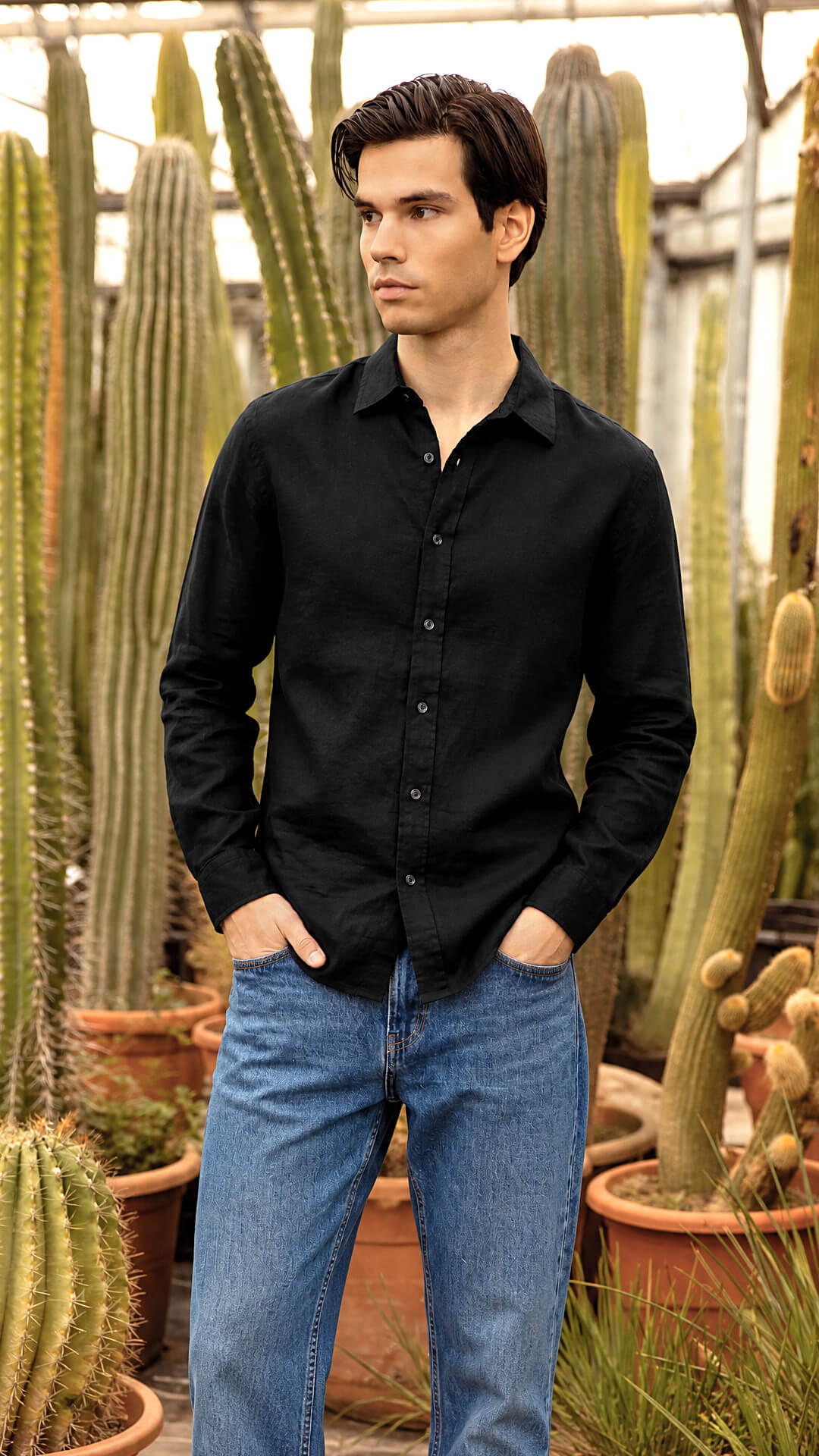 DS Cold-Dyed Linen Shirt