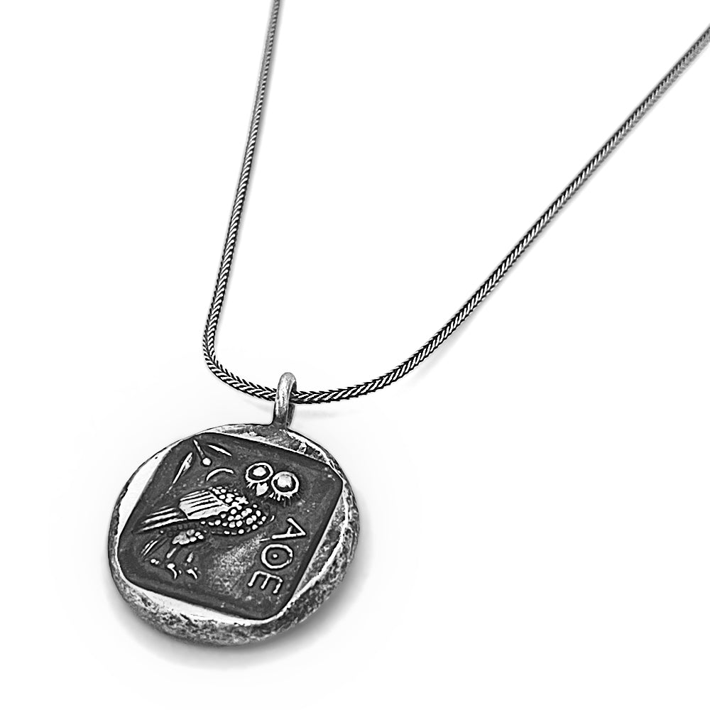 Replica of Athenian silver tetradrachm 500 BC