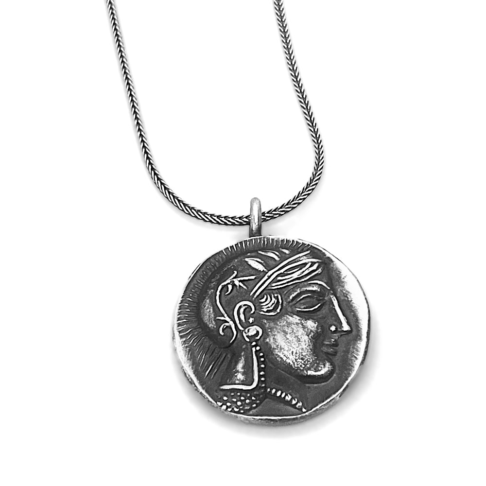 Replica of Athenian silver tetradrachm 500 BC