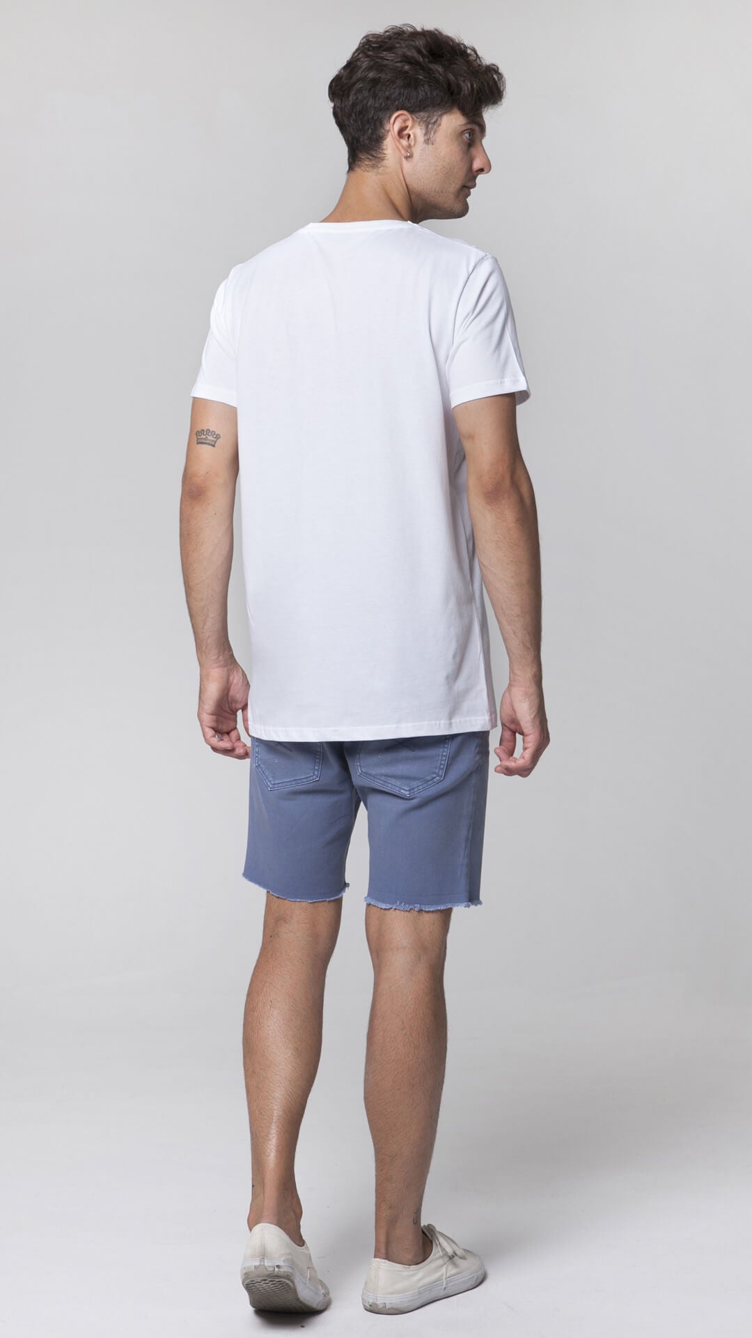 T-shirt "Take me back to ATHENS" in White, Back view